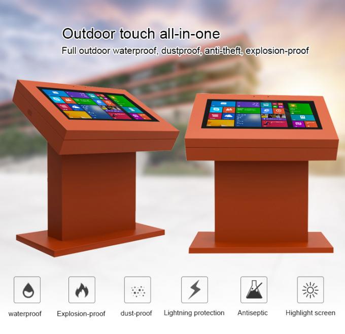 Luchthaven Horizontale Openlucht Digitale Signage Nano Touch screenvertoning met 4G