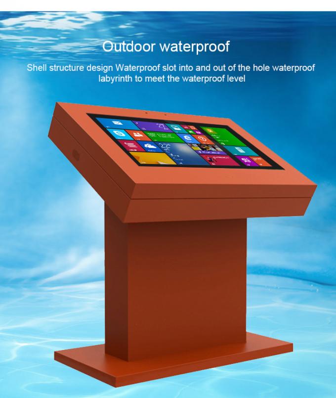 Luchthaven Horizontale Openlucht Digitale Signage Nano Touch screenvertoning met 4G