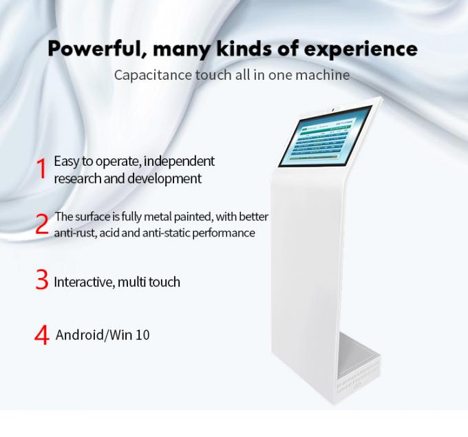 21.5" All-in-One zelfbediening Touch Screen Kiosk voor ziekenhuizen Banken Financiën Met automatisch wachtrij en informatie systeem voor vragen 5