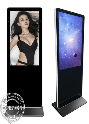 Win10 43 inch indoor 4K UHD interactieve touchscreen-kiosk met HD-camera