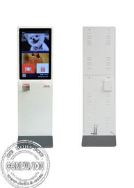 Van het de Informatietouche screen van de vloer Bevindend Self - service Signage van Wifi Digitaal Kiosk het Online Bestel- Betalingssysteem