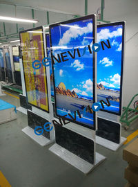 Lcd Kiosk Digitale Signage Flexibele Horizontale Verticale Vertonings Draaibare Interactieve Banner