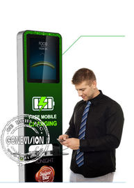 21.5 kiosk Digitale Signage de Celtelefoon van Vertoningstribunes het Laden Post Multimedia Advertenties