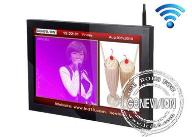 110V - 240V AC die Digitale Signage van Wifi Vertoningen met Formaatbr Kaart adverteren