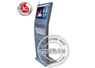 15inch van de de Krantentribune van de touch screen Interactieve Kiosk de Kiosksteun 3G, WIFI-Internetverbinding