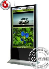 65inch grote LCD kiosk digitale signage met 4G, Android-afstandsbediening reclametribune met WIFI