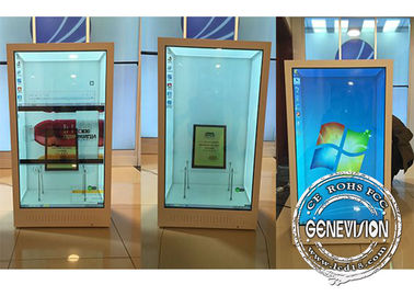 Volledige HD 21,5 Duim Transparante LCD Showcase met Touch screen