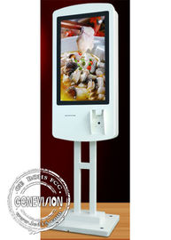 Machine van de de Kioskorde van het vloer de Bevindende Touche screen, van de de Schotelorde van de Snel Voedselopslag de Self - servicekiosk