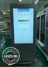 55 Duim Waterdichte Digitale Signage PCAP Touch screenlcd Adverterende Totemmonitor