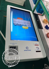 De Markt van Korea Kiosk van de de Ontvangersbetaling van het 32 LCD van de Duim de Infrarode Aanraking Vensterscontante geld van de Self - servicekiosk
