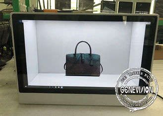 Interactieve Touch screen Transparante Lcd Showcase 21,5 Duim met Vensters/WIFI