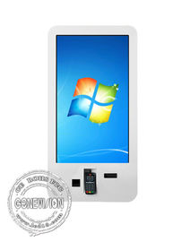 De capacitieve Kiosk 32 DuimCreditcard Bill Payment Machine van de Touch screenself - service met de Lezer van de QR Codenfc Kaart