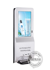 De Kiosklcd van het 21,5 Duimtouche screen Digitaal Aanplakbord met 1000ML-LCD van de het Desinfecterende middelautomaat van de gel Automatische Hand Vertoning