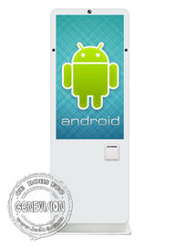 Nano Draadloze Digitale Signage Android 7,1 van het Filmtouche screen met het Ontvangstbewijsprinter van de Cameramicrofoon