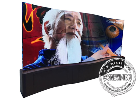 China LG 55 de“ Zelf Tweezijdige Flexibele Gebogen OLED Videomuur van Backlight leverancier