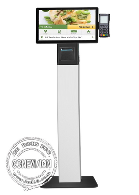 Hotelhal 21,5“ Touch screen Digitale Signage Kiosk met Printer And POS