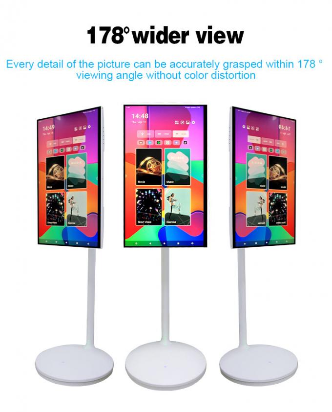 24" 27" 32" Mobile Smart Screen Android 11 OS 4GB 64GB Rollable Smart Touch Screen met oplaadbare batterij 2