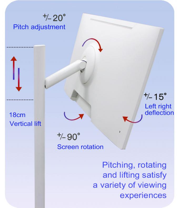 24" 27" 32" Mobile Smart Screen Android 11 OS 4GB 64GB Rollable Smart Touch Screen met oplaadbare batterij 3
