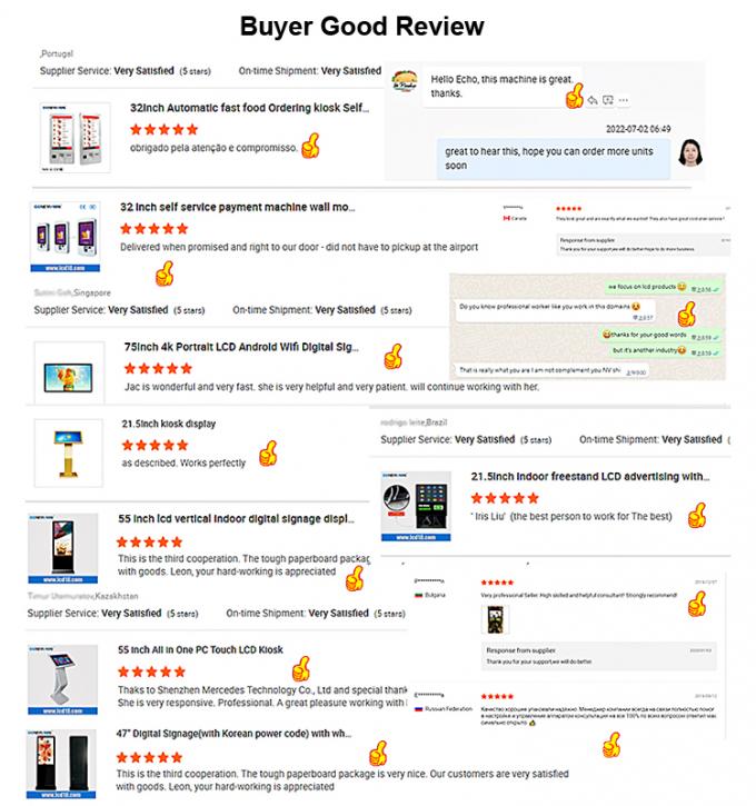 21.5" All-in-One zelfbediening Touch Screen Kiosk voor ziekenhuizen Banken Financiën Met automatisch wachtrij en informatie systeem voor vragen 1