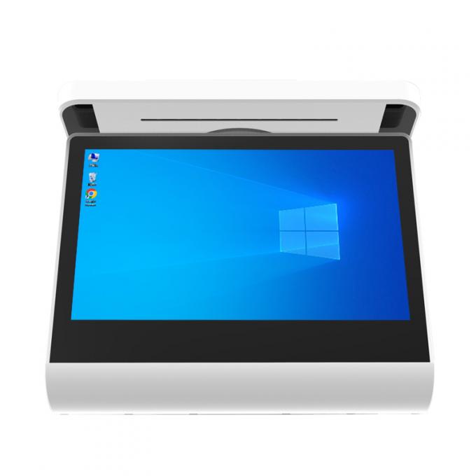 Android Desktop Dubbel scherm Kassa Scherm met 80 mm Printer en Scanner 11.6 inch + 11.6 inch 2GB + 32GB POS Systems Machine Terminal 0