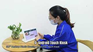 Desktop ABS Shell 10,1 inch tafelblad Android 10.0 PCAP touchscreenkiosk