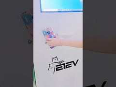 Buiten Touch Screen Self Service Kiosk met printer en QR Code Reader