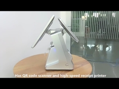 15,6 inch aanrecht dubbelzijdig touchscreen kassiermachine