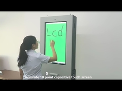 32 inch outdoor touchscreen selfservice kiosk met ontvangstprinter en QR-code scanner