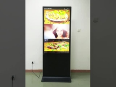 65“ 75“ 85“ Binnenvloer die Android 11 OS 4K Wandelgalerij Digitale Signage van de Reclamekiosk bevinden zich totem