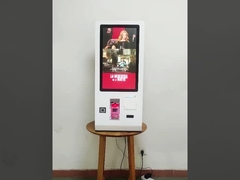 24 inch hotel receptie check in out zelfbediening betaalmachine met kaart dispenser