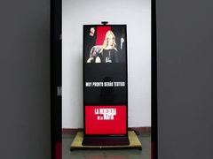 69.3 inch LCD Stretched IR Touch Screen Kiosk met camera en microfoon