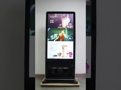 Schoenenpoetser Android LCD Reclame Kiosk Digital Signage Totem 55 inch