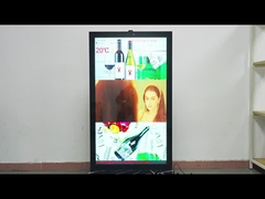 55 inch Super Dun Aluminium Achterzijde Verwarming Dissipatie IP65 Waterdicht Ventilatorloze Buiten Muur Mount L