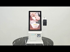 15.6 inch Desktop Printer QR Code Scanner Self Service Bestelmachine met POS