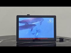 Horloge: 10,1 inch metalen aluminium frame wandmontage Android PC PCAP touchscreen displayshowcase