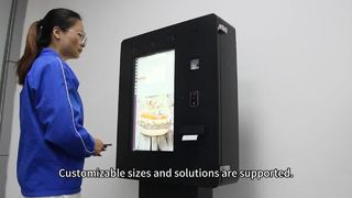 24-inch outdoor self-ordering kiosk with doorbell