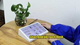 10,1 inch ABS Shell Desktop Service Feedback Android PCAP-aanraakschermkiosk