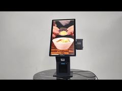 24-inch wandmontage desktop geldloze zelfbedieningsbetalingskioskprinter QR-codescanner POS-terminal
