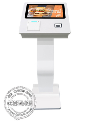 Van het de Scannerlandschap van 15,6 Duimwifi de Kiosk van het de Self - servicetouche screen met Printer Free Standing