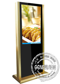 600cd/m2 Digitale Signage van de helderheids Interactieve Kiosk in gouden kleur
