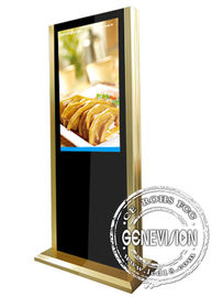600cd/m2 Digitale Signage van de helderheids Interactieve Kiosk in gouden kleur