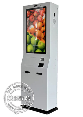 32 inch outdoor capacitieve selfservice touchscreen kiosk met printer en scanner