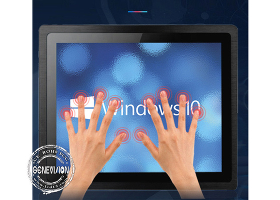 15 17 van de de Monitorvertoning van het 19 Duim Industriële Ingebedde Touche screen Winst 10 OS van PC