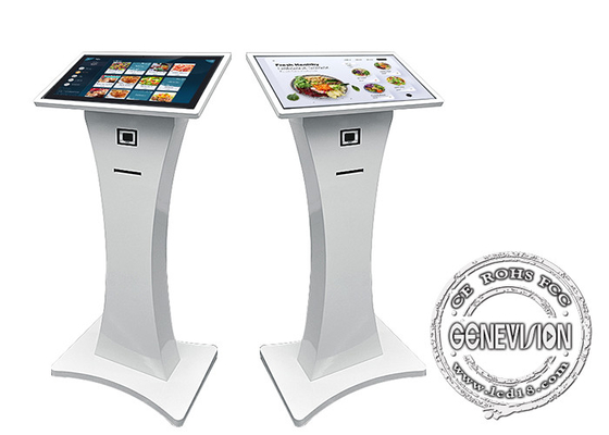 21,5-inch touchscreen Restaurant Zelfbediening Bestellen Kiosk Digitale factuur Betaling Kassamachine Vloerstandaard