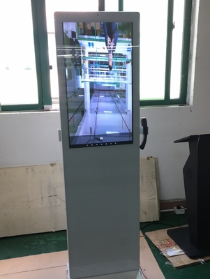 Windows Standing Base Buiten Touch Screen Kiosk All In One Gezichtsherkenning Monitor