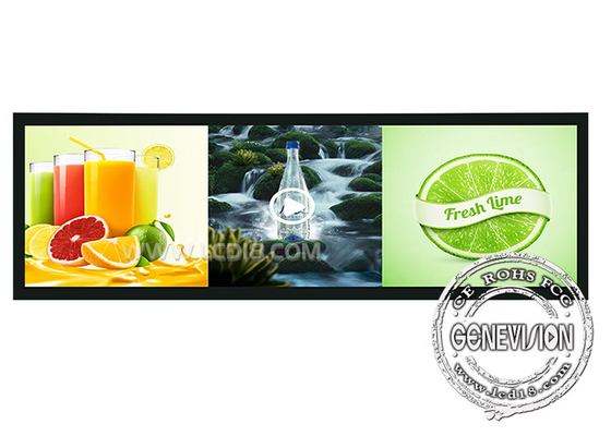 19.5&quot; tot 88&quot; 2K 4K-resolutie Android Wifi Digital Signage Portrait Horizontaal LCD-plank Rande Stretched Display