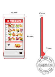 32inch de automatische het Bestel- Kiosk van de het Touche screenbetaling van de Machineself - service voor Snel Voedselrestaurant met Kaartlezer