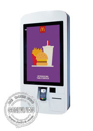 Touch screenpos van het de Vertoningsrestaurant van de machinezelfbediening zet de Interactieve Slimme Muur LCD Vertoning op