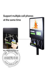 21,5 Duimlcd Wifi Digitale Signage Kiosksteun Android en Iphone-het Laden