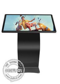 Zwarte Vensters 10 Interactieve Touch screenkiosk 55 Duim met 5G voor Tentoonstelling